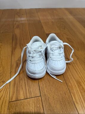 Nike Kids White Lace-Up Sneakers